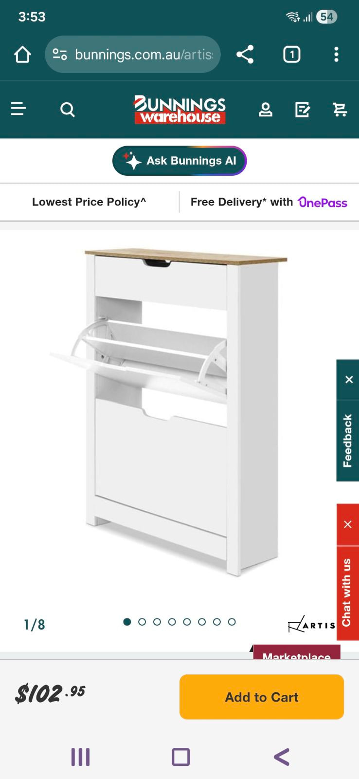 Slimline shoe cabinet brand new in box Gumtree Australia Gumtree