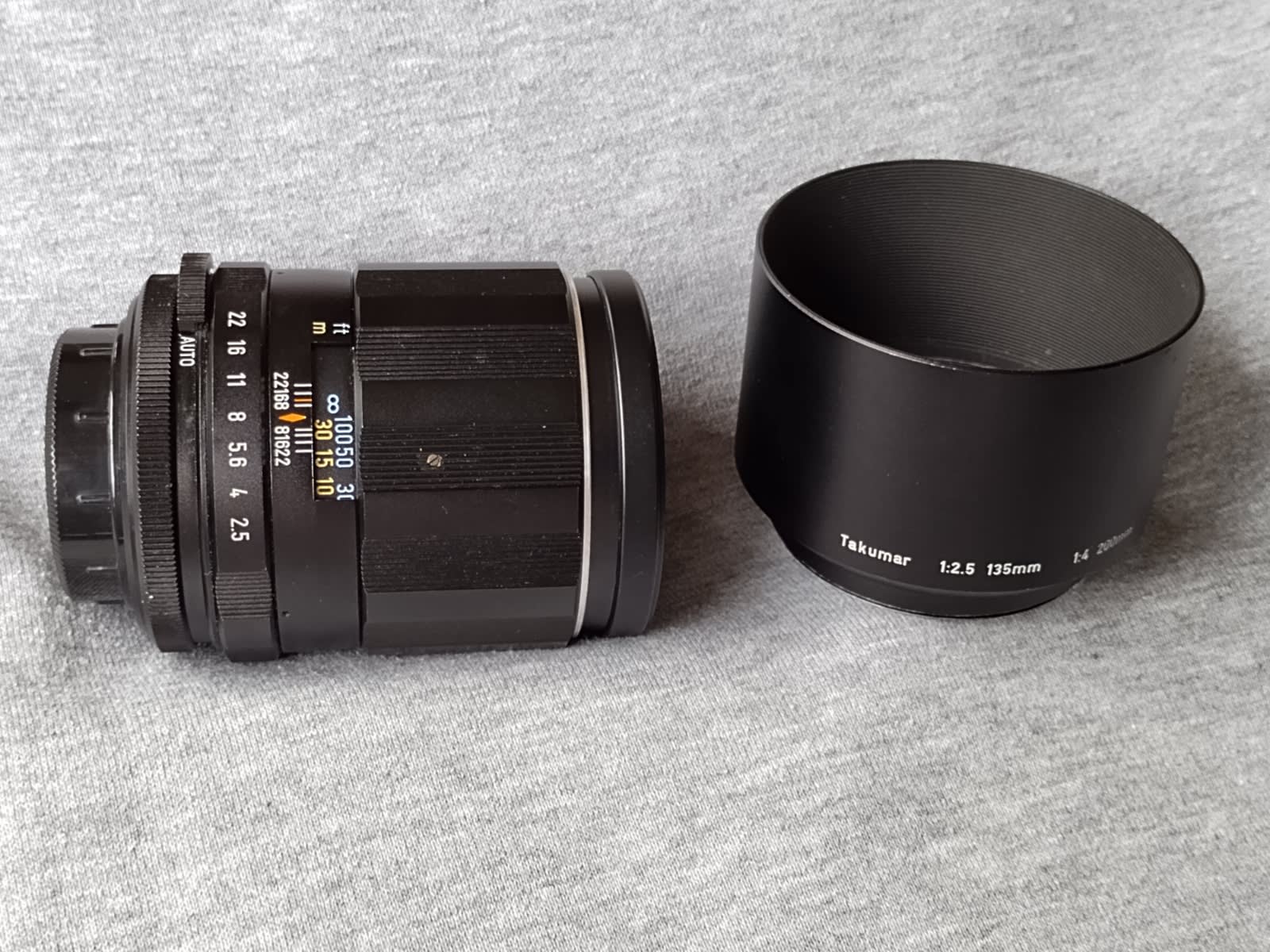 ASAHI PENTAX SMC Takumar 135mm f/2.5 M42 mount lens ASAHI PENTAX SMC Takumar 135mm f/2.5 M42 mount lens