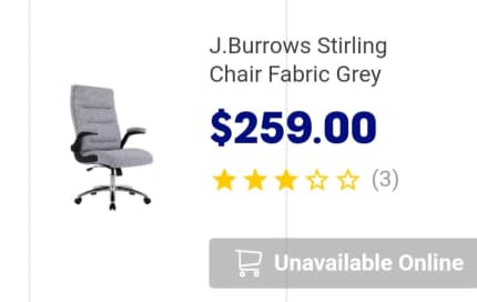 Officeworks j burrows chair hot sale