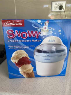 Sunbeam snowy discount frozen dessert maker