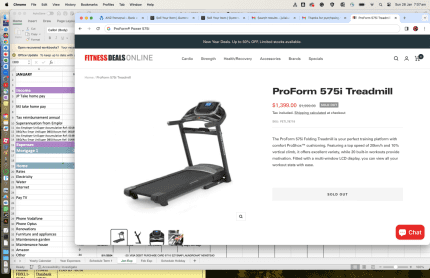 Proform 575i online treadmill