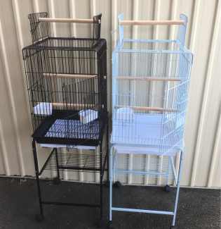 Brand NEW trolley & bird cage 4 handtame conure cockatiel open roof