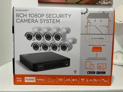 cocoon 4 camera home security system with dvr price