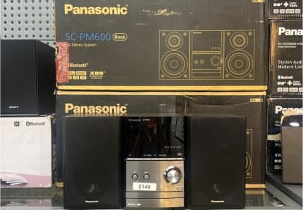 Panasonic SC-PM 600 mini-chaîne hi-fi avec CD, USB, tuner FM, bluetooth