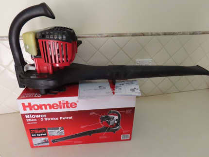 Homelite 26cc petrol 2 deals stroke blower vac