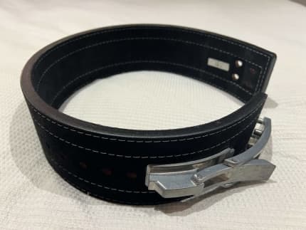 Economy 10mm Black Suede Powerlifting Lever Belt - IPF Approved