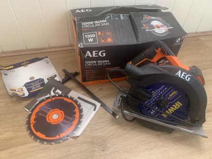 Aeg 1200w best sale 184mm circular saw