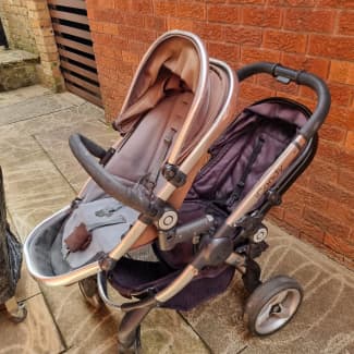 out and about double buggy second hand