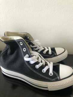 black high top converse used