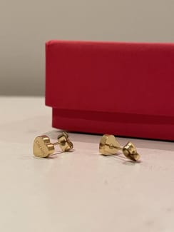 LV style ladies mini gold stud earrings, Women's Jewellery, Gumtree  Australia Salisbury Area - Valley View