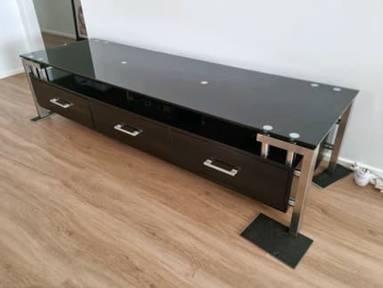 Glass tv stand on sale harvey norman