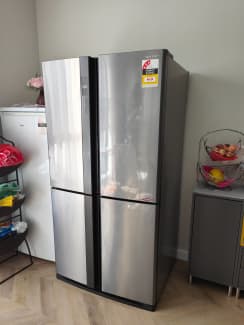 sharp 624l french door fridge sj xp624fb bk