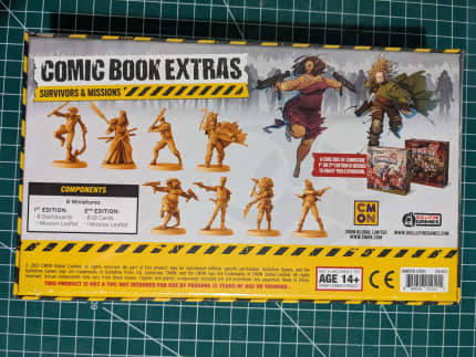 Zombicide Invader Comic Book Plus Promos Kickstarter Board Game