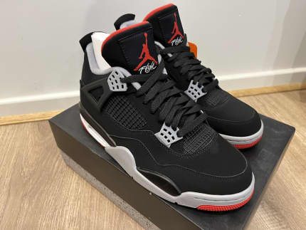 Grade school jordan 4 on sale bred