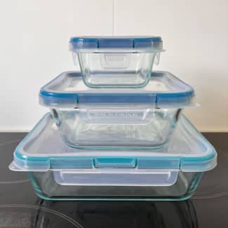 Snapware Total Solution 4-Cup Round Pyrex Glass Storage Container with Lid  - Farmers Building Supply
