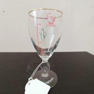 Set of 6 Vintage Irish Coffee Glasses From the 1970s, Durobor