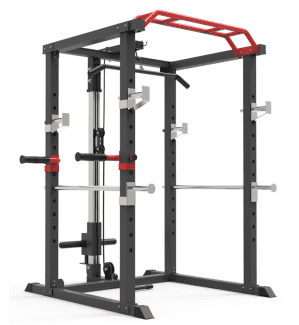ALDI Australia - Level-up your fitness with the Pull-Up Squat Rack, your  answer to improving strength at home. Pull-up with a 300kg weight capacity  and an upper bar with knurling for better