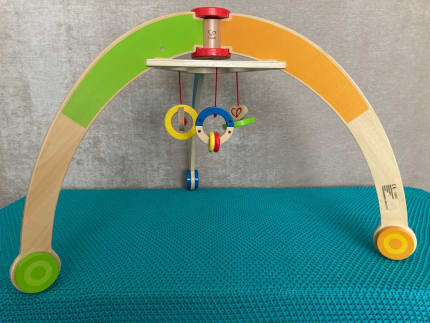 Hape wooden 2024 baby gym