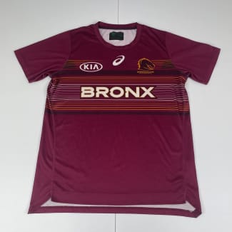 Brisbane Broncos 2019 NRL Home Jersey Mens + Ladies + Kids Sizes + FREE CAP  - ISC