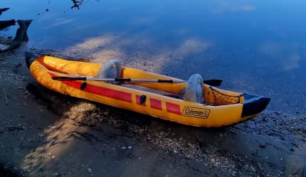 AQUA MARINA wild river inflatable 2 person boat, Kayaks & Paddle, Gumtree  Australia Blacktown Area - Oakhurst