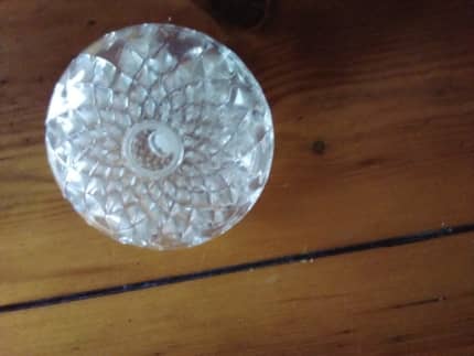 Crystal Clear gift shaped box, trinket or keepsake box, 24% lead crystal,  Poland