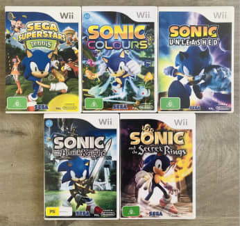 Sonic Colors Nintendo DS Sega Superstars Tennis Case & Manual ONLY 