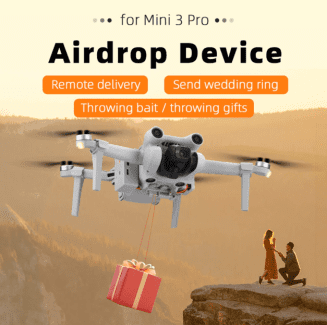 Throwing Gift Thrower For DJI MINI 3pro, Fishing Drones Die Fishing Line  With Bait Release, Payload Delivery Drop Device Carrying Wedding Proposal  Parts and Accessories : : Toys & Games