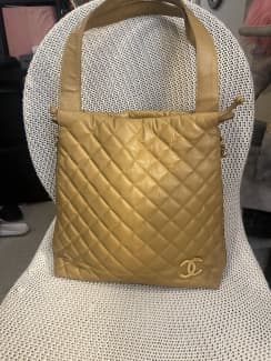 Chanel Bag Quilted Cc Single Flap Chain Shoulder Bag Purse Beige Lambskin  B467 Auction
