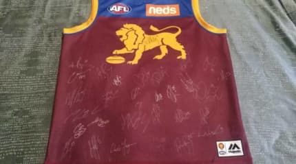 Lot - Signed Brisbane Lions AFL Jersey - Rare