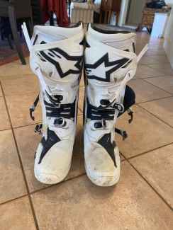 used motocross boots size 10