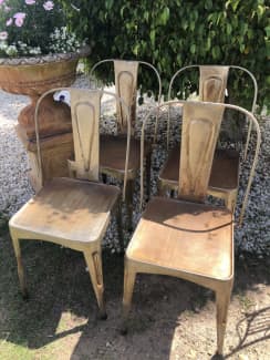 Dining chairs gold online coast