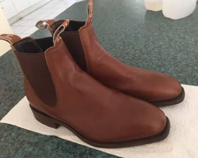 RM Williams Custom Made High Leather Cowboy Boots, Men's Shoes, Gumtree  Australia Kingston Area - Dingley Village