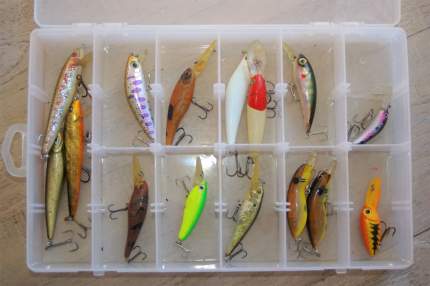 trout lures, Fishing