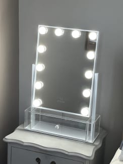 Embellir Bluetooth Makeup Mirror with Light Hollywood LED Vanity Dimmable  58X46