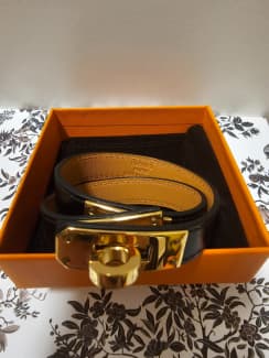 Hermès Wide Enamel Bracelet  Brass Bangle Bracelets  HER517735  The  RealReal