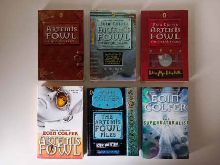 Lot Of 5 Artemis Fowl Books, HC/PB , By Eoin Colfer