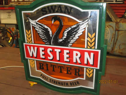 South australian beer banner bar West end  beer poster sign man cave pool room 