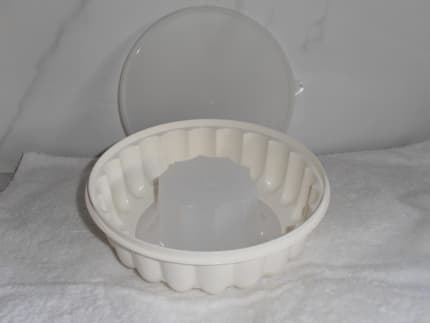 Vintage Mint Green Tupperware 3-piece Jello Mold 1960s 1970s 