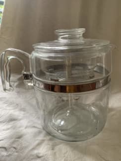 Pyrex 7759 9-Cup Glass Percolator Coffee Pot - Clear for sale online