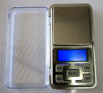 Link Digital Pocket Precise Scale 100g x 0.01g Kitchen, Food, Herbs, Powder, Medicine & More Backlit LCD, Tare Function Batteries Included