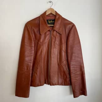 Vintage adler leather on sale jacket