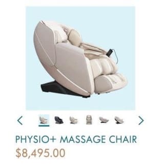 Physio plus 2025 masseuse massage chair