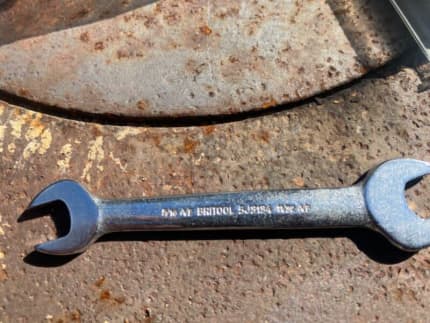 Size 3/8W x 7/16W. Britool Vintage Britool Double Ended Ring Spanner 