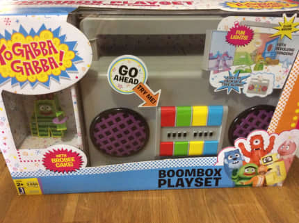 Yo Gabba Gabba Musical Boombox Playset Surprise Toy 