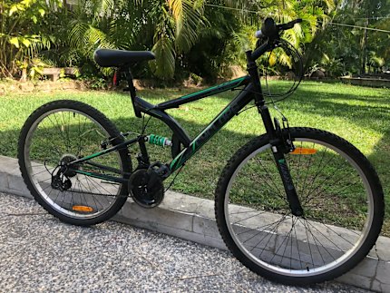 gumtree dual suspension mountain bike