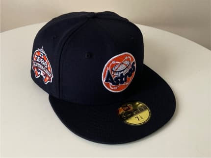 VTG Houston Astros Hat World Series New Era 9Twenty On Field Cap 3D Logo NOS