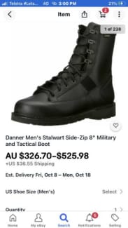 Danner stalwart hot sale side zip