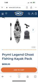 pryml kayak, Kayaks & Paddle