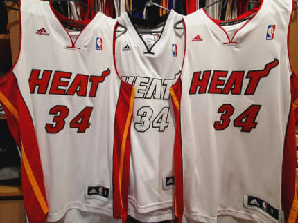Vintage Miami Heat Ray Allen 34 Jersey Adidas Size Medium M 