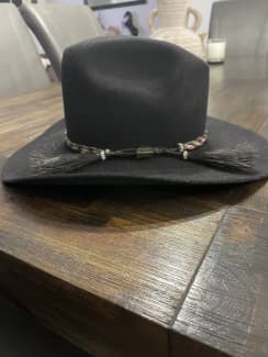 Black Akubra Longhorn Hat, R.M.Williams Hats